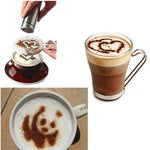 16pcs Coffee Stencil Filter Coffee Maker Cappuccino Coffee